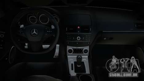 Mercedes-Benz C 63 AMG White para GTA San Andreas