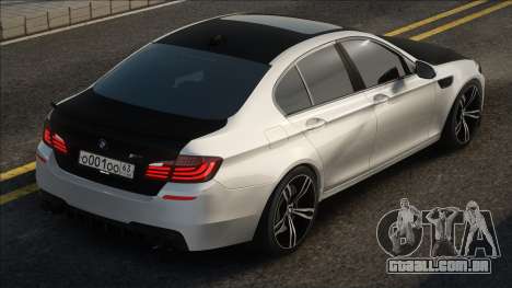 BMW M5 F10 White para GTA San Andreas