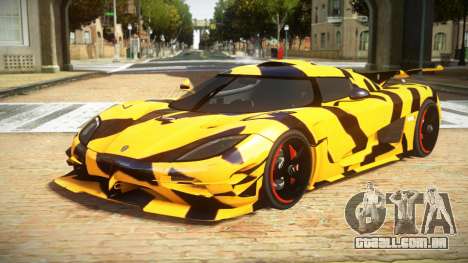 Koenigsegg Agera One FSR S13 para GTA 4