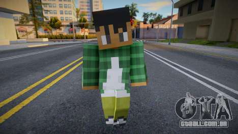 Minecraft Ped Fam1 para GTA San Andreas