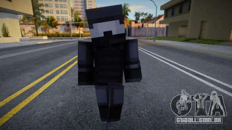 Minecraft Ped SWAT para GTA San Andreas