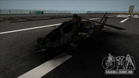 TUSAŞ T-129 Atak Helikopteri Modu para GTA San Andreas