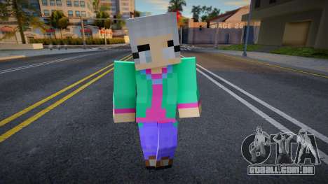 Minecraft Ped Hfori para GTA San Andreas