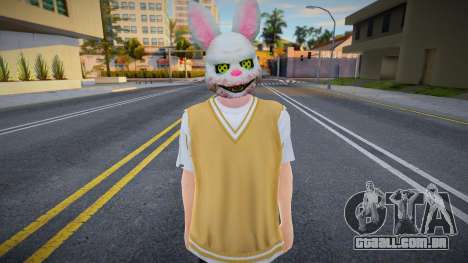 Skin With Rabbit Mask para GTA San Andreas