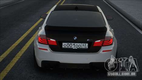 BMW M5 F10 White para GTA San Andreas