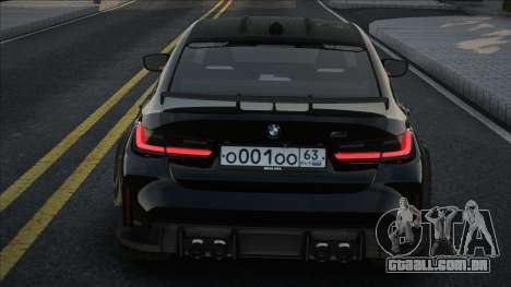 BMW M3 G80 Blek para GTA San Andreas