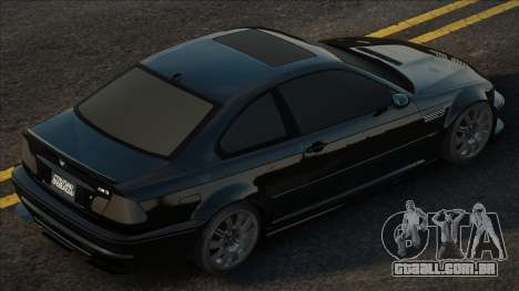 BMW M3 E46 Blak para GTA San Andreas