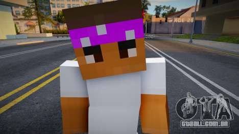 Minecraft Ped Ballas2 para GTA San Andreas