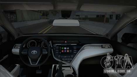 Toyota Camry V70 Blek para GTA San Andreas
