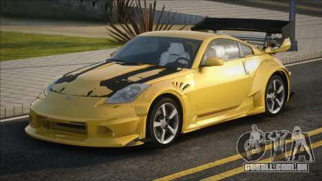 Nissan 350Z Yellow para GTA San Andreas