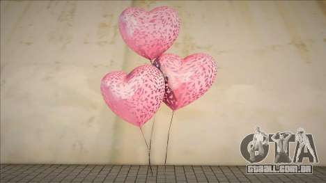 Balões Coração Rosa para GTA San Andreas