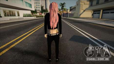 Ira menina com tatuagens em seu corpo para GTA San Andreas