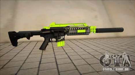 Green MP5lng para GTA San Andreas