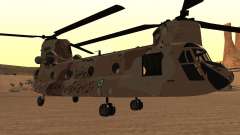 Iraniano CH-47 Chinook deserto camuflado - IRIAA para GTA San Andreas