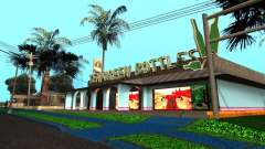 Bar Dez Garrafas Verdes Textura para GTA San Andreas