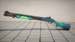 Green-Black Chromegun para GTA San Andreas
