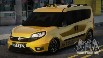 LowPoly Fiat Doblo Taksi Modu para GTA San Andreas