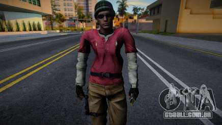 Chris Redfield Thug Outfit from Resident Evil (G para GTA San Andreas