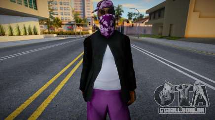 Balla With Double Bandana para GTA San Andreas