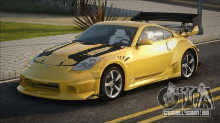 Nissan 350Z Yellow para GTA San Andreas