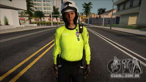 Sahin Motorize Trafik Timleri Kasklı Pele para GTA San Andreas