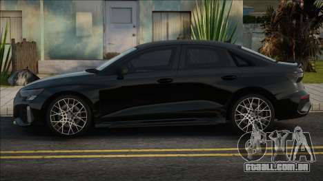 Audi RS3 2023 Blek para GTA San Andreas