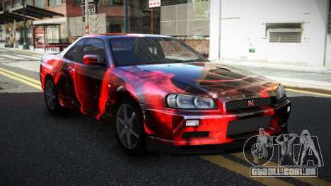 Nissan Skyline R34 PNZ S5 para GTA 4