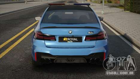 BMW F90 Blue para GTA San Andreas