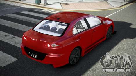 Mitsubishi Lancer Evo X HZR para GTA 4