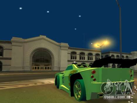 Linha de baixo de: Hot Wheels Acceleracers para GTA San Andreas