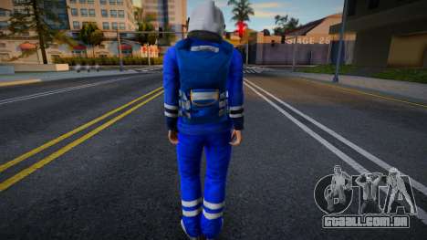 Trabalhador do Corpo de Bombeiros 1 para GTA San Andreas