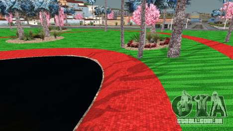 Parque Glen colorido para GTA San Andreas