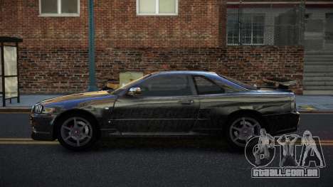 Nissan Skyline R34 PNZ S10 para GTA 4