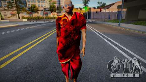 Monje Tibetano Version 2 Tunica Sangrando o muer para GTA San Andreas