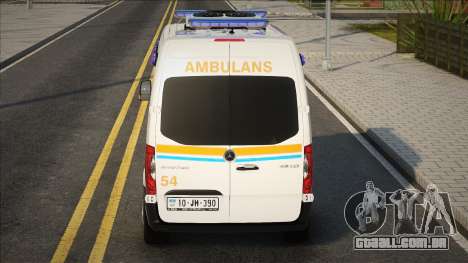 Mercedes Velocista Azerbaycan Ambulansı Modu para GTA San Andreas