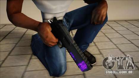 Purple and Black Deagle para GTA San Andreas