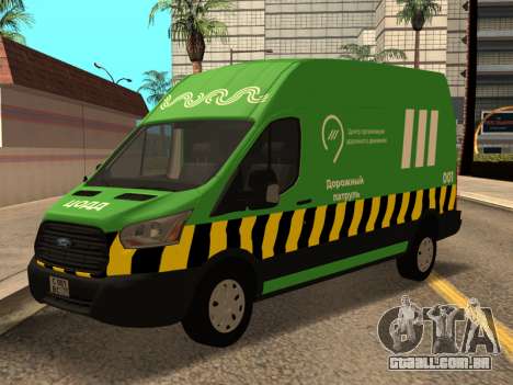 Centro de Gerenciamento de Tráfego Ford Transit  para GTA San Andreas