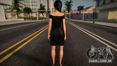 Lady Black Dress para GTA San Andreas