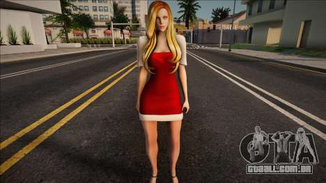 Girl Xmas para GTA San Andreas