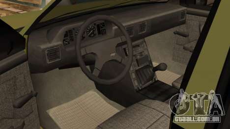 FSO Polonez Caro 1.4 com placas pretas polidas para GTA San Andreas