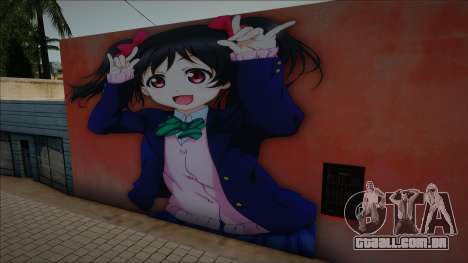 Mural Nico Yazawa para GTA San Andreas