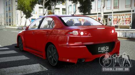 Mitsubishi Lancer Evo X HZR para GTA 4