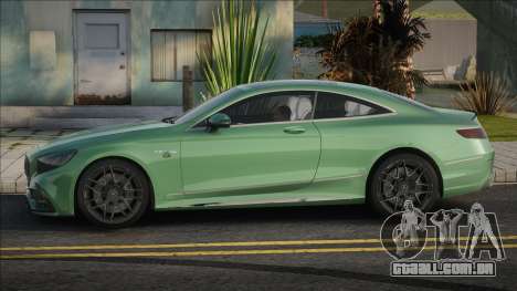 Mercedes-Benz S63 Coupe green para GTA San Andreas