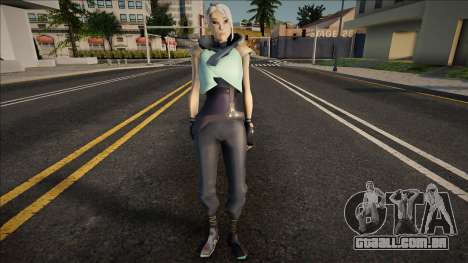 Jett Valorant para GTA San Andreas