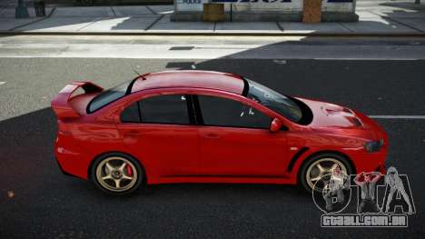 Mitsubishi Lancer Evolution X NKG para GTA 4