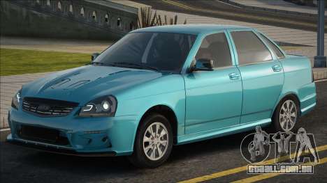 Lada Priora Blue Ver para GTA San Andreas