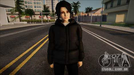 Menina na pele da jaqueta para GTA San Andreas