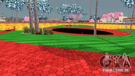 Parque Glen colorido para GTA San Andreas