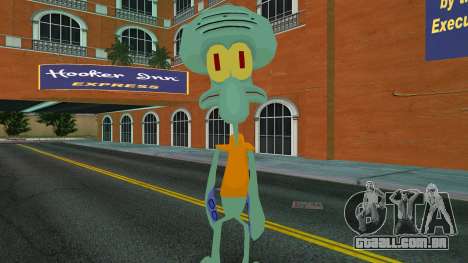 Squidward (Spongebob) Skin para GTA Vice City