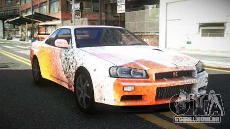 Nissan Skyline R34 PNZ S9 para GTA 4